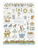 Hemslojd Swedish Gifts Sverige Notecards