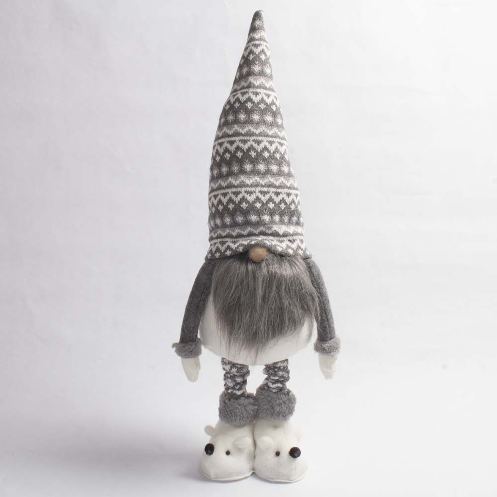 Gray Tomte - Polar Bear Booties - Expandable Legs (36