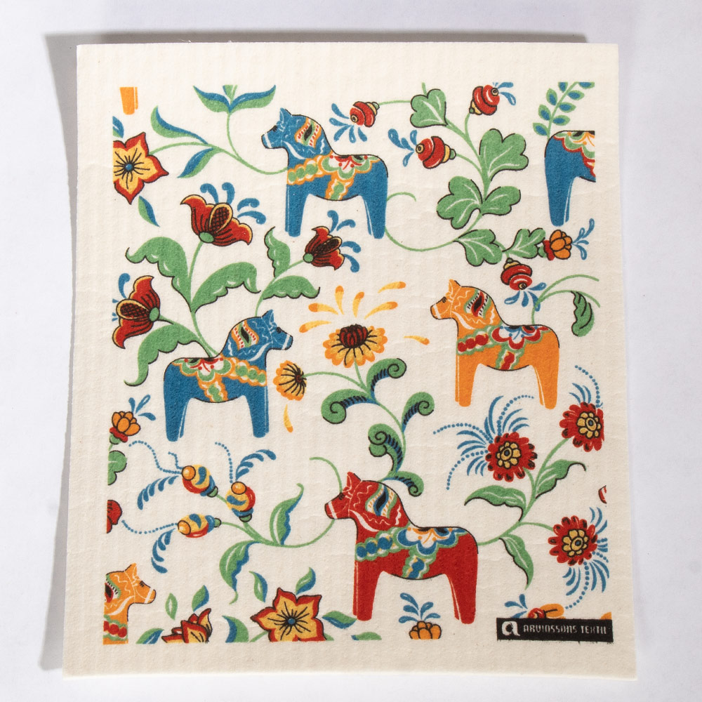 Swedish Kitchen Towels Scandinavian Dala Horse Towel Swedish