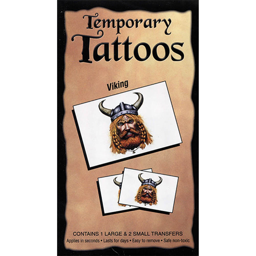 Gold Viking Temporary Tattoo  Ships in 24 Hours