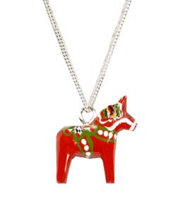 DALA Horse Pendant (classic) / Pendant Horse / Necklace Horse / cheapest Chain with Horse / Jewelry handmade / Christmas gift for women