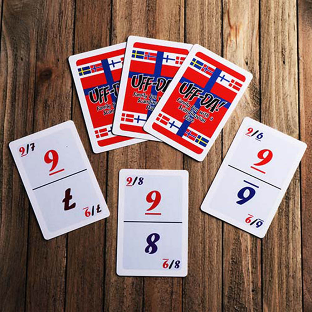 Hemslojd Swedish Gifts Playing Cards Uff Da