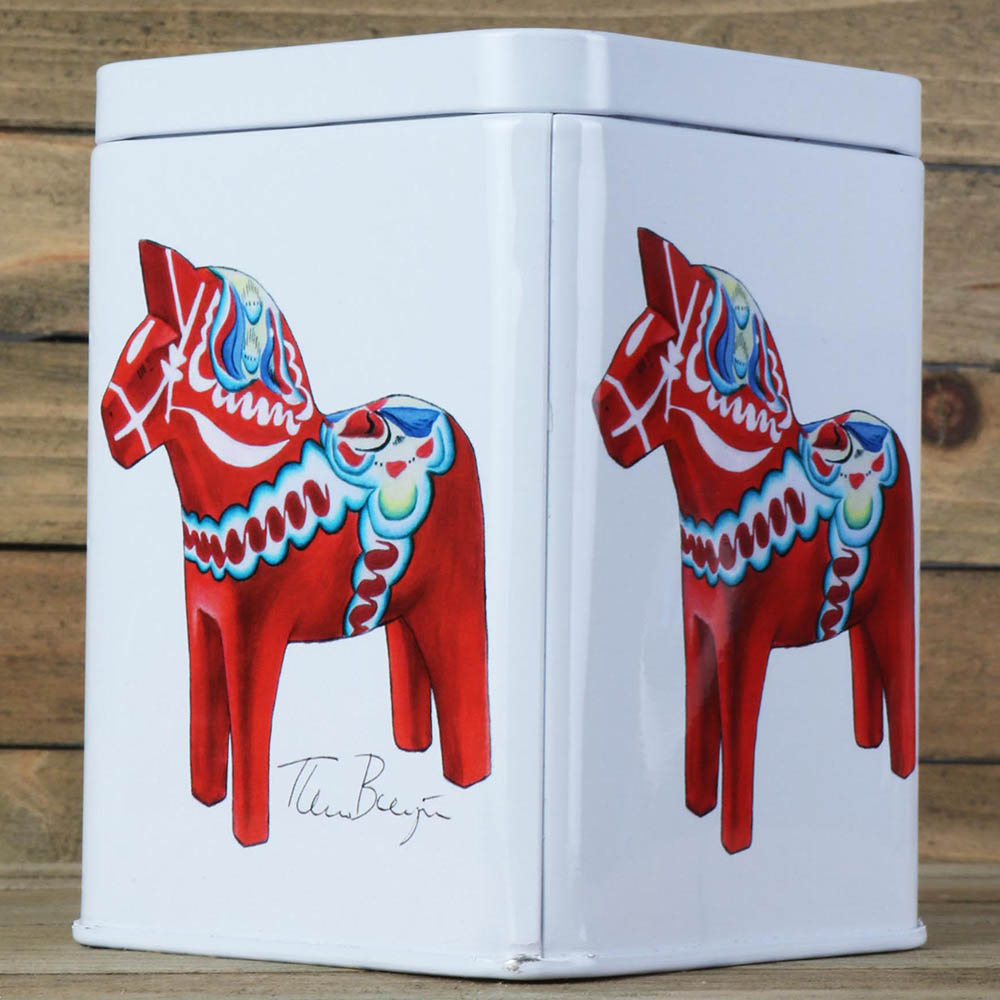 Swedish Dala Horse Tea Towel Swedish Horse Kitchen Towel 